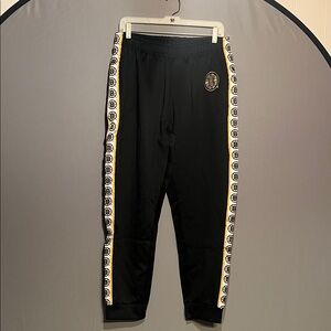 Men's Boston Bruins Black Joggers with Logo Stripe